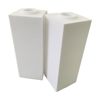 Certificado ISO9001 Contenido de 13%-16% de SiO2 AZS36 Buen bloque antierosión para hornos de vidrio