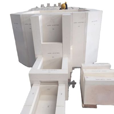 Materia prima alumina utilizada en la fabricación de bloques fundidos fundidos para hornos de fusión de vidrio
