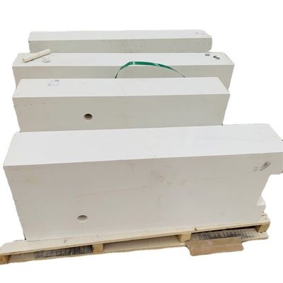 Escalera de deslizamiento de la planta de acero AZS ladrillos refractarios fundidos fundidos con certificado ISO9001 2008