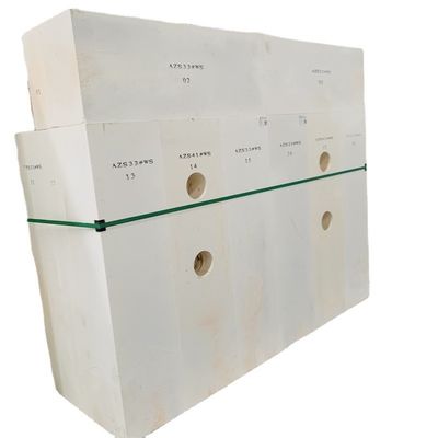 Bloques AZS fundidos S3 S4 S5 para la fabricación de vidrio de alta refractoría y contenido de Al2O3
