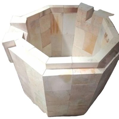 Contenido de CaO en % de zirconio corindón bloque AZS para el procesamiento de corte en hornos de fusión de esmaltes