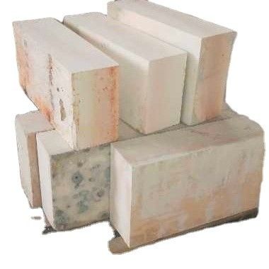 Bloques AZS de zircón para el fondo y la pared del horno de vidrio hechos de materia prima de corindón