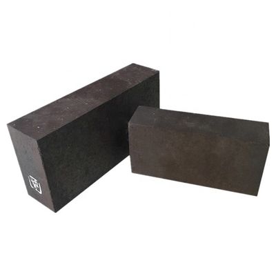 ladrillo refractario de cuchara de acero al carbono de magnesia con 0,34% de CaO y 12% de CrO