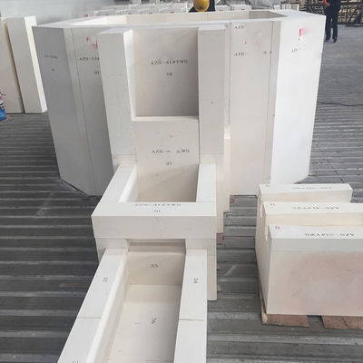 Cristales resistentes a altas temperaturas horno AZS ladrillo con procesos de fabricación avanzados