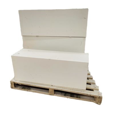 Fundido fundido AZS 33 ladrillo refractario forma de ladrillo 16% contenido de SiO2 para horno de fusión de vidrio
