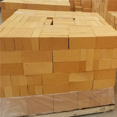 38-48% Contenido de Al2O3 Aluminio de arcilla ladrillo de fuego para horno- porosidad superior y baja aparente