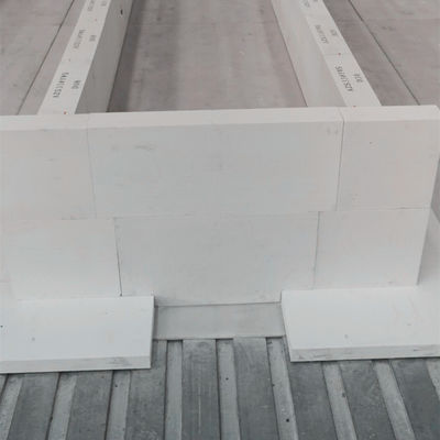 Bloque de pared de puerto AZS fundido resistente a altas temperaturas para horno de vidrio de fusión fabricado