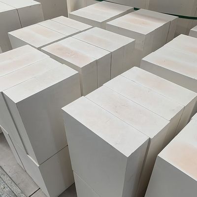 0.1-0.8 Contenido de MgO Bloque fundido AZS para el funcionamiento de hornos de vidrio