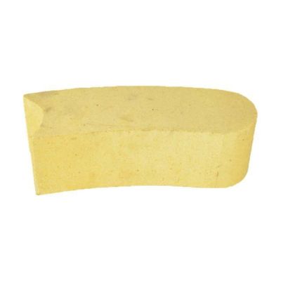 Gratuitamente suministrado de arcilla de alta densidad curvado refractario al fuego revestimiento ladrillo para horno de pizza
