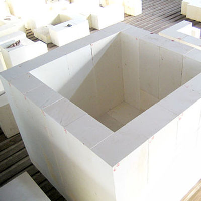 Bloque de corindón de zircón fundido óptimo para horno de vidrio flotante con alto contenido de SiC y Al2O3