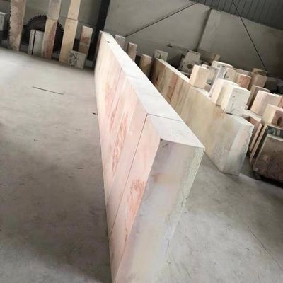 Producción en bloques Sinter refractario electrocast AZS ladrillo con certificado ISO9001