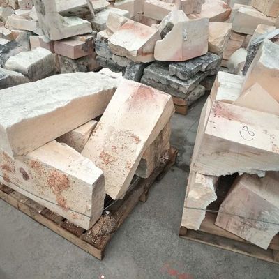 Horno de arco eléctrico ladrillos AZS con un contenido de Al2O3 del 45% y cantidad de inventario de 40 T
