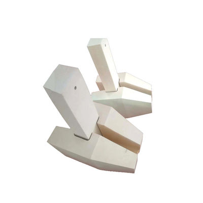 SiO2 vidrio flotante ladrillo de puerta de horno con buen aislamiento eléctrico partes cerámicas de cuarzo