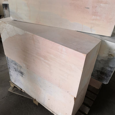 Diseño de materiales electro fundidos de ladrillo refractario de bloques de aluminio para hornos de vidrio