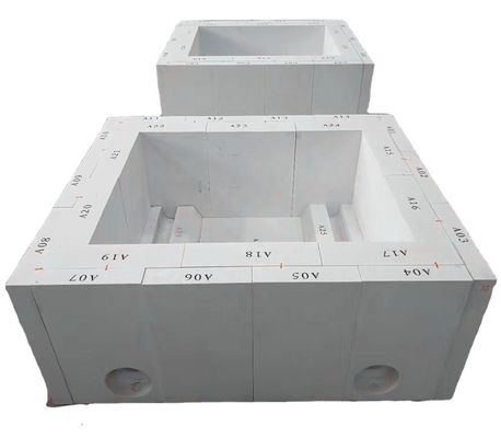 Monofrax S-3 S-4 S-5 AZS ladrillos fundidos de zirconia fundida ladrillos de corindón para horno de vidrio