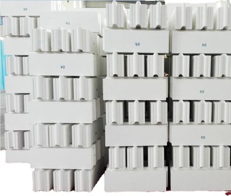 94% Contenido de SiO2 Alta resistencia al choque térmico ladrillos de silicio blanco-amarillo para horno de coque