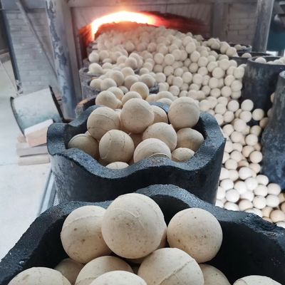 Bolas refractarias de alta alumina de Hongtai para regenerador de recuperación de calor en densidad de grano