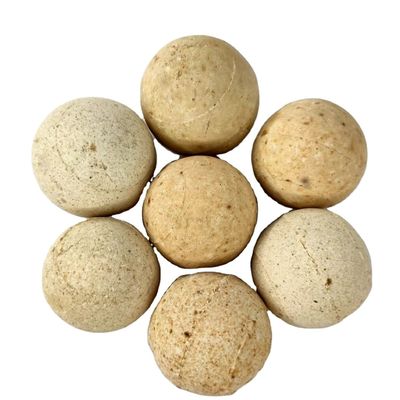 Amarillo claro 3Mm 6Mm 10Mm bolas de cerámica medios de molienda 92%-95% Al2o3 alta bola de alumina