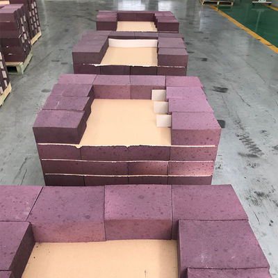 ladrillo de cromita de magnesita directamente unido para alto horno caliente con alta refractoría