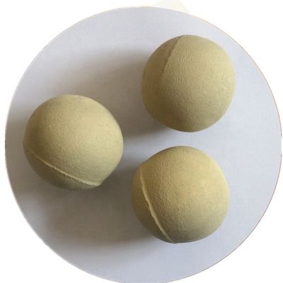 Esfera de molienda cerámica de alta alumina para molino hecha de medio de soporte de bauxita calcinada