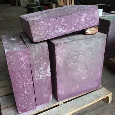 Alta refractoría 1770°-2000° ladrillo de cromo corindón refractario para hornos de temperatura