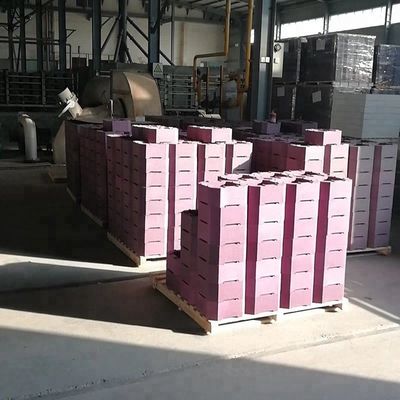 Materiales refractarios MgO cromo corindón Substrato de convertidor catalítico cerámico con un contenido de Al2O3 del 80%