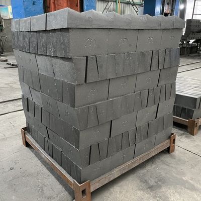 ladrillos refractarios de magnesia Mgo-C Magnesita ladrillos de carbono para equipos térmicos Negro