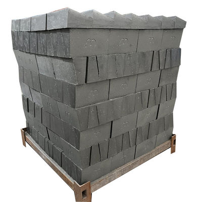 Contenido de magnesia en bloques de carbono para hornos de temperatura