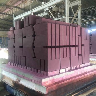 Horno de fundición de ladrillos de cromo corindón no ferrosos con servicio de procesamiento por perforación