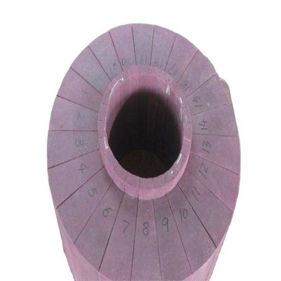 Horno de vidrio ladrillos de zircón mullite con verificador de corindón cromo y alto contenido de MgO