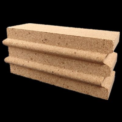 Muestra de ladrillo de alta alumina para horno de cemento refractario proporcionada y contenido de CaO en % -