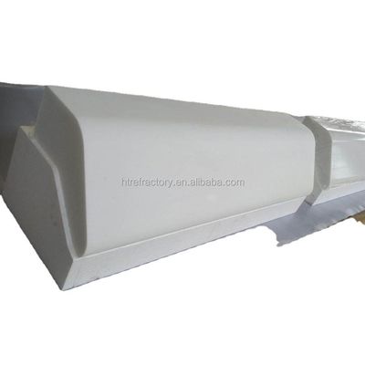 Contenido máximo de SiO2 de 1% Alfa Beta Bloque de alumina para horno de fusión de vidrio Diseño resistente
