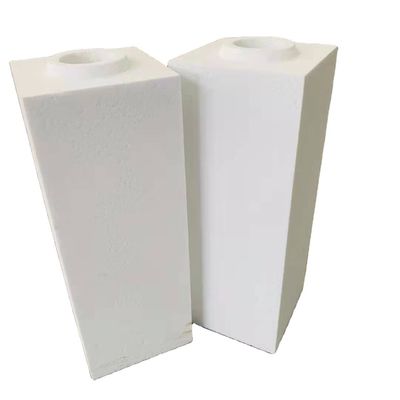 ladrillo de corindón blanco de alta durabilidad con un contenido de MgO de % 0 y porosidad aparente/% 20