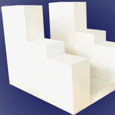 Bloque electrocast fundido personalizable AZS ladrillo refractario para horno de vidrio