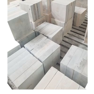 Bloques AZS electrocast fundidos de superclase de refractoría con contenido de SiO2 de 12,5-16%