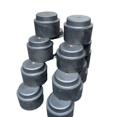 Material refractario Boquilla de bloque de pozo tundish con inserción de zirconio Certificado ISO9001