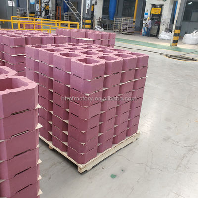 ladrillo de corindón cromo con excelente resistencia a los golpes térmicos para la industria metalúrgica