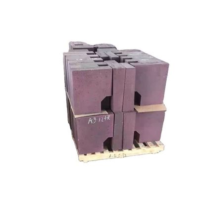 Resistencia al aplastamiento en frío 120MPa Magnesia Chrome Corundum ladrillo refractario para horno AOD