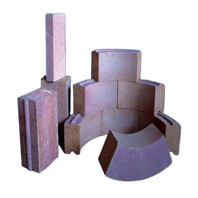 120MPa Resistencia al aplastamiento en frío Magnesia Cromo Azs Corindón Mullite ladrillo refractario