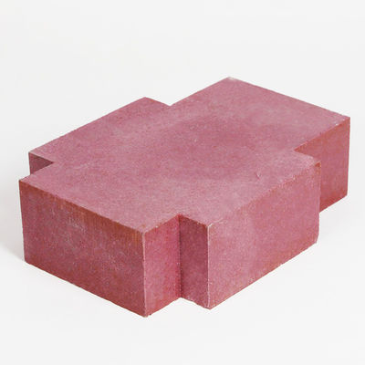 Corindón cromo ladrillo para el regenerador de horno de vidrio Forma octogonal y material duradero
