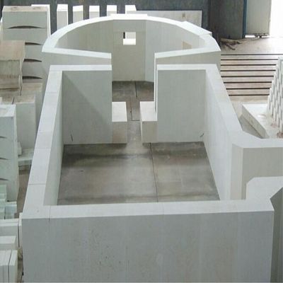 40-52% Contenido de Al2O3 Bloques AZS de alta densidad ER-1681/1691/1711 para horno de vidrio