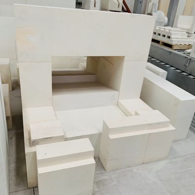 ladrillo refractario de zircón corindón duradero con excelente resistencia a la corrosión del vidrio