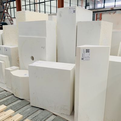 Contenido de ZrO2 de 33% 36% 41% AZS ladrillos refractarios para hornos de vidrio fabricados en Henan