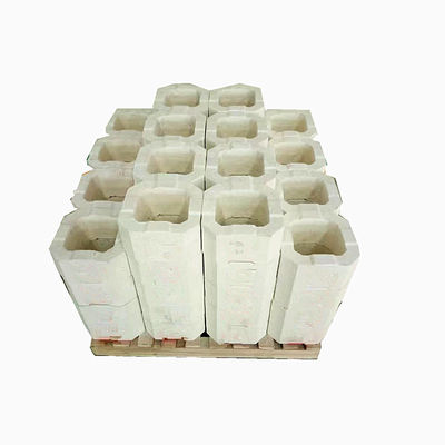 Corindón de zirconio fundido AZS para horno de fusión de vidrio Contenido de crono blanco en % -