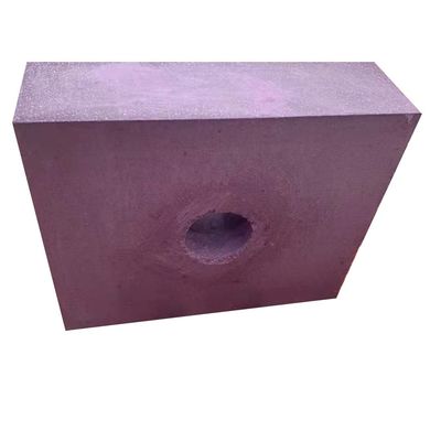 ladrillo de corindón cromo personalizable hecho de bloque de alumina duradero para resistir el desgaste