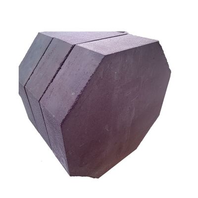 Gran refractoría Cromo refractario corindón ladrillo de fuego para la fundición de metales no ferrosos