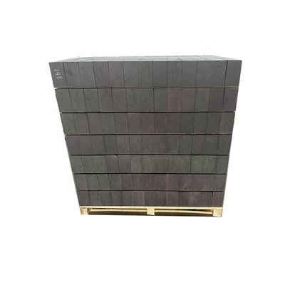 Gran ladrillo de alto cromo para horno de fusión de vidrio Garganta a granel Densidad g/cm3 2.95-3.1g/cm3