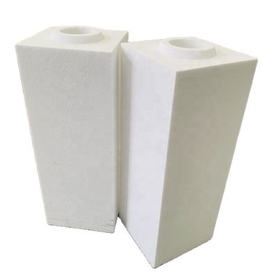 Refractario aislante de alta alumina de bolas huecas porosinto ladrillo con cemento de alumina
