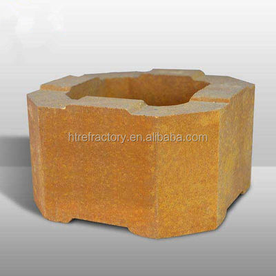 Servicio de corte y refractoría común ladrillo de magnesio refractario para horno de cal