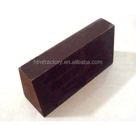 Top China refractario Magnesia Chrome ladrillo para horno de cal con contenido de CaO por debajo de 3,0 y certificado ISO9001
